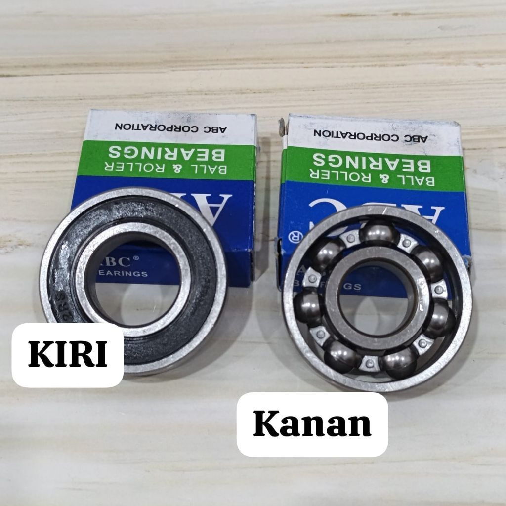 YADEA T9 / YADEA G 6 / YADEA E8S PRO ELECTRIC MOTORCYCLE REAR BEARING (ซ้ายและขวาในแพ็คเกจ)