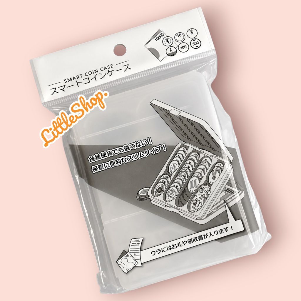 Smart Coin Case / กล่องเก็บเหรียญ / แบบบาง Coin Organizer