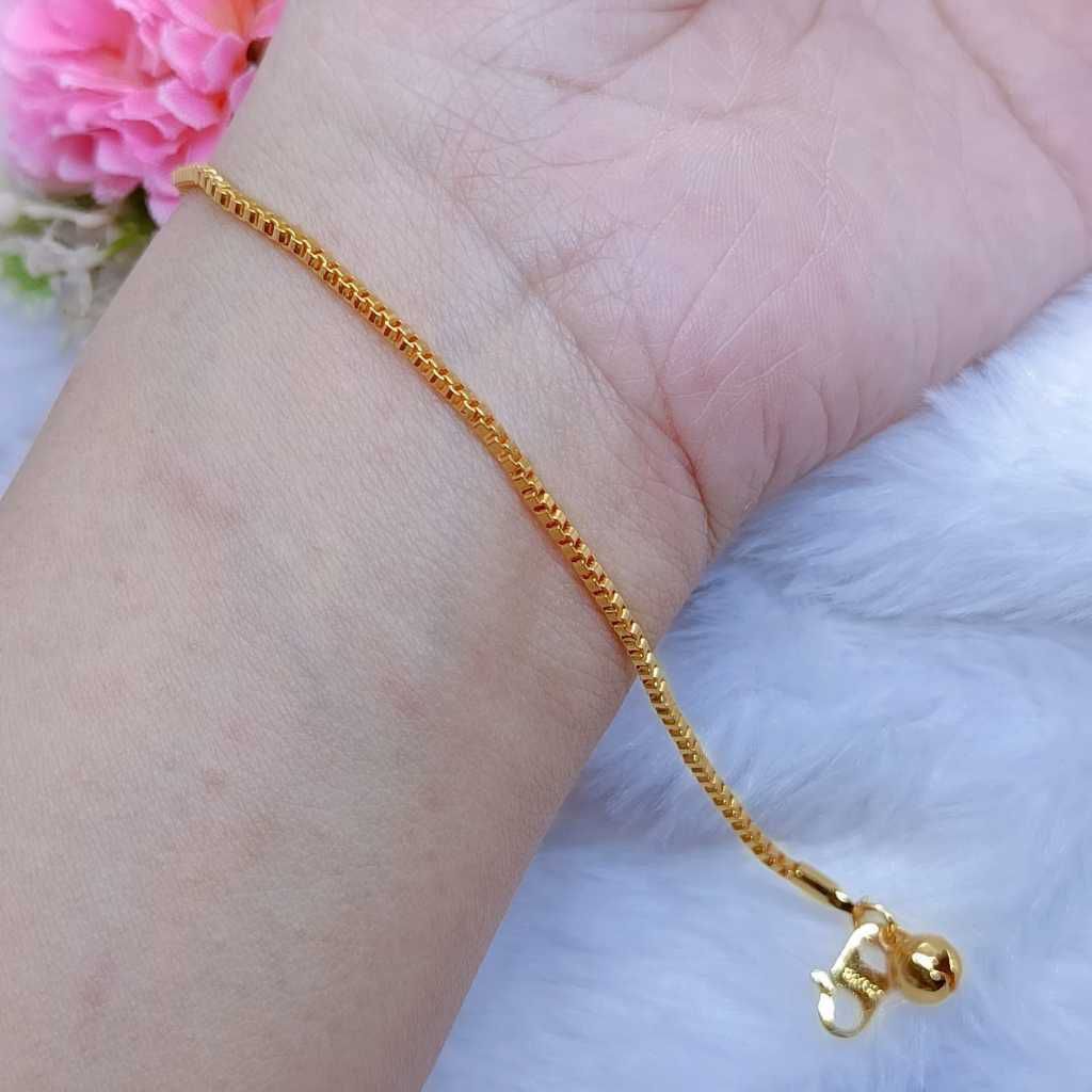 LATEST ITALY CHAIN MOTIF ผู้ใหญ่ผู้หญิง ANKLE BRACELET