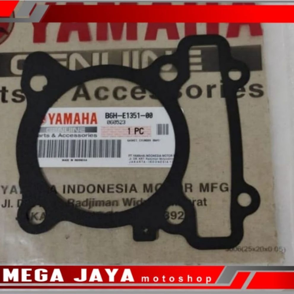 PAKING PERPAK GASKET BLOCK BOTTOM SEHER ALL NEW NMAX AEROX 155 ORIGINAL YAMAHA B6H E1351 00