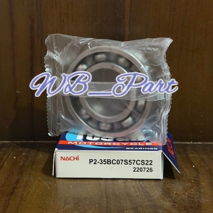 BEARING P2-35BC07 NACHI LAHER 35bc07 NACHI KRUK AS VARIO 125/150 CB150R เก่า NEW-SONIC 125 ไทย-CBR15