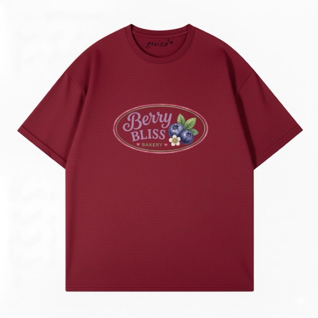 Graizx - Berry Bliss Maroon Tee