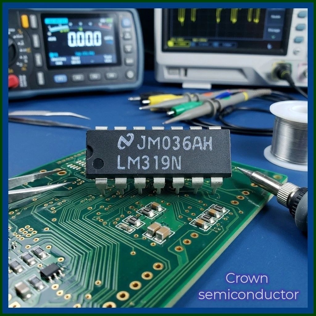 LM319N - LM319 DIP-14 ตัวเทียบ IC ดั้งเดิม