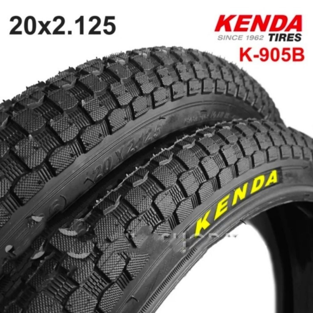 ยางจักรยาน Kenda 20 x 2.125 Plain Black K905B / K - 905B
