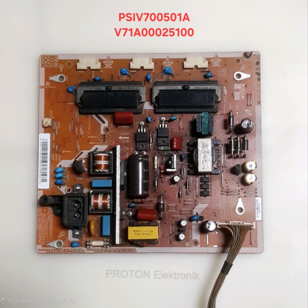 Toshiba Regza 24PB1E 24PB2E LCD TV PSU แหล่งจ่ายไฟ PSIV700501A V71A00025100 T24 LIPS3 PCB Regulator 