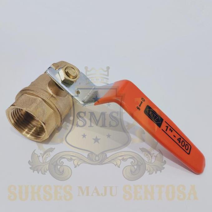 KITZ 1" BRASS BALL VALVE / 1 INCH BRASS STOP VALVE