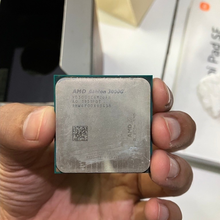 AMD Athlon 3000G YD3000C6M20FH โปรเซสเซอร์ CPU ไม่มีฮีทซิงค์