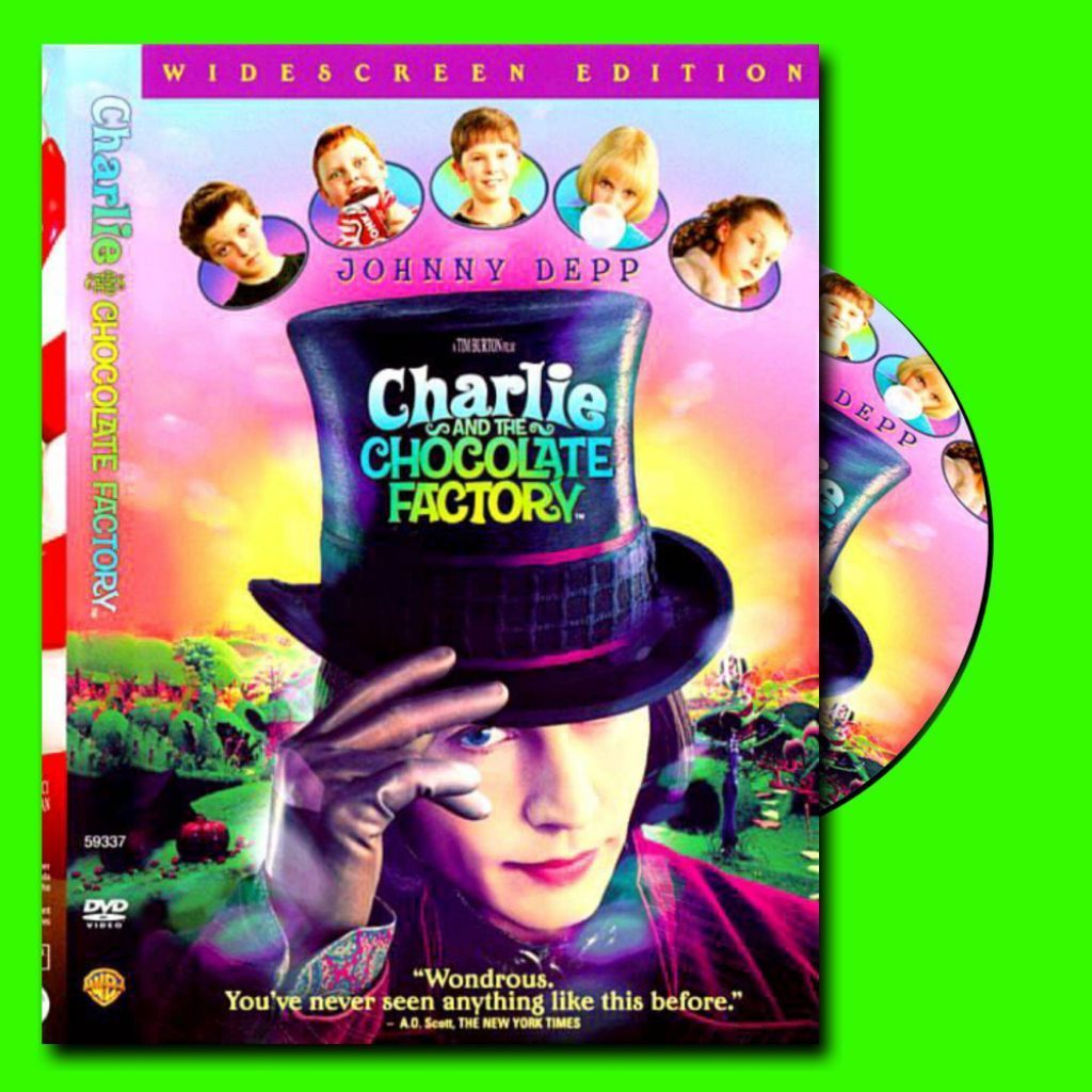 WILLY WOKA THE CHOCOLATE FACTORY CHARLIE AND THE CHOCOLATE FACTORY DVD CASSETTE