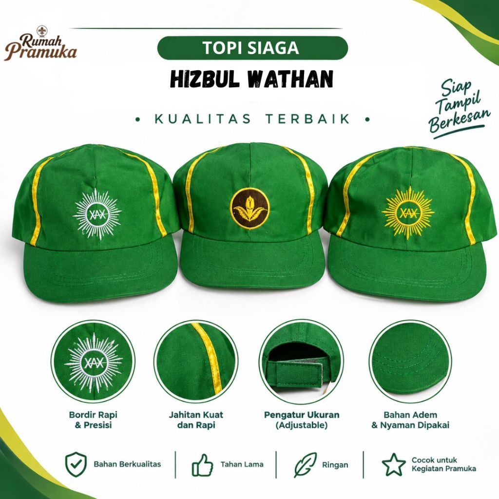 HW Alert Hat-Hizbul wathan Hat-HW Scout Alert Hat