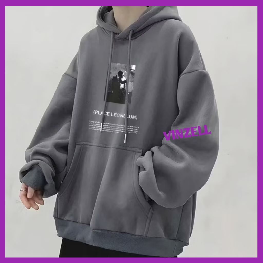 VINZELL (S - XXXXXL 6XL) Hoodie THE POEM PLACE LEONBLUM Pullover Jacket BIG SIZE OVERSIZE ML XL XXL 