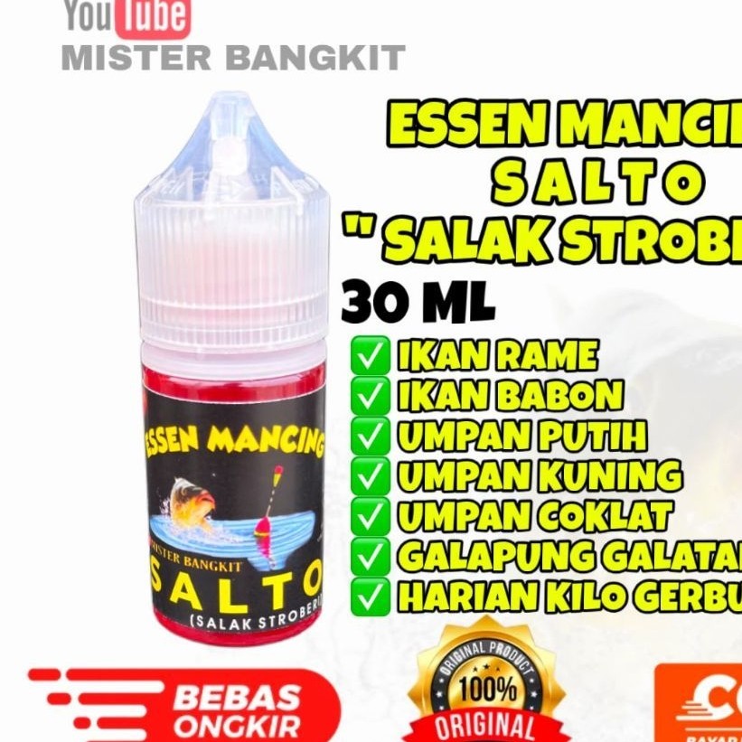 Original Mister Bangkit 30ml Salto Fishing Essence