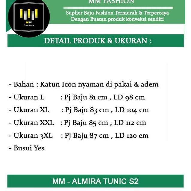 KATUN Dy104 >> Almira Tunic S2 - - Size L-3Xl - Matt Cotton Icon -