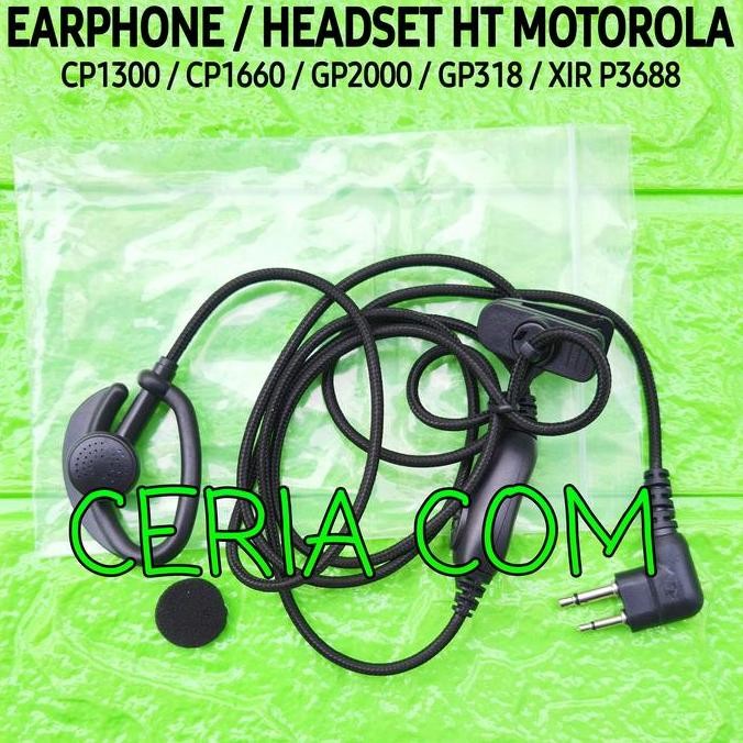 Motorola HT หูฟัง Earset ชุดหูฟัง Ht Motorola Cp1660 Gp3188 Cp1300