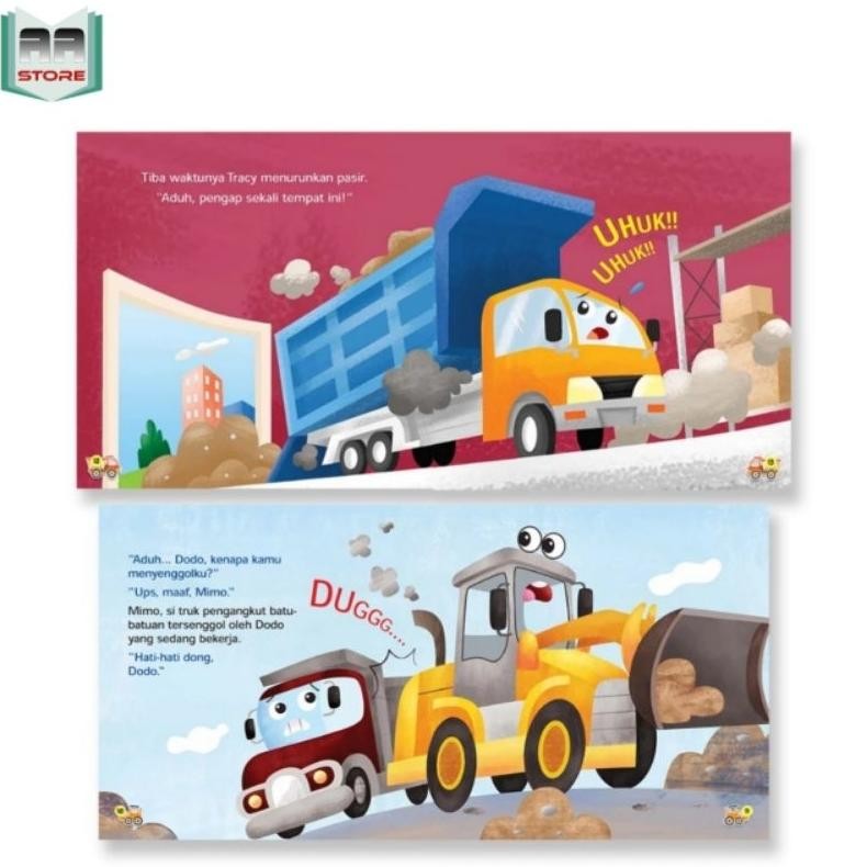 Bf888S Illustrated Childrens Story Book - Big Vehicle Series Gd-8