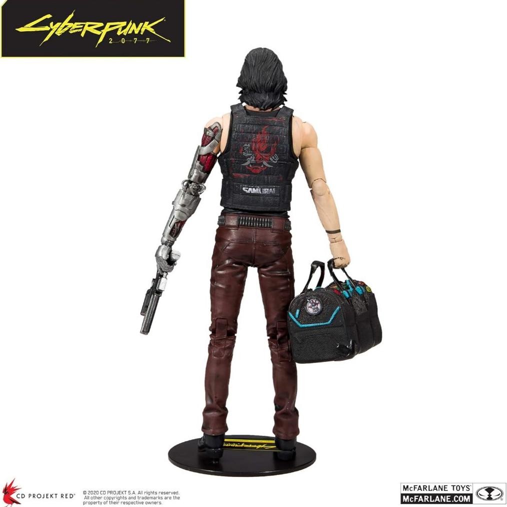 ของเล่น MCFARLANE CYBERPUNK 2077 JOHNNY SILVERHAND VARIANT ACTIONFIGUR ผลิตภัณฑ์ดั้งเดิม