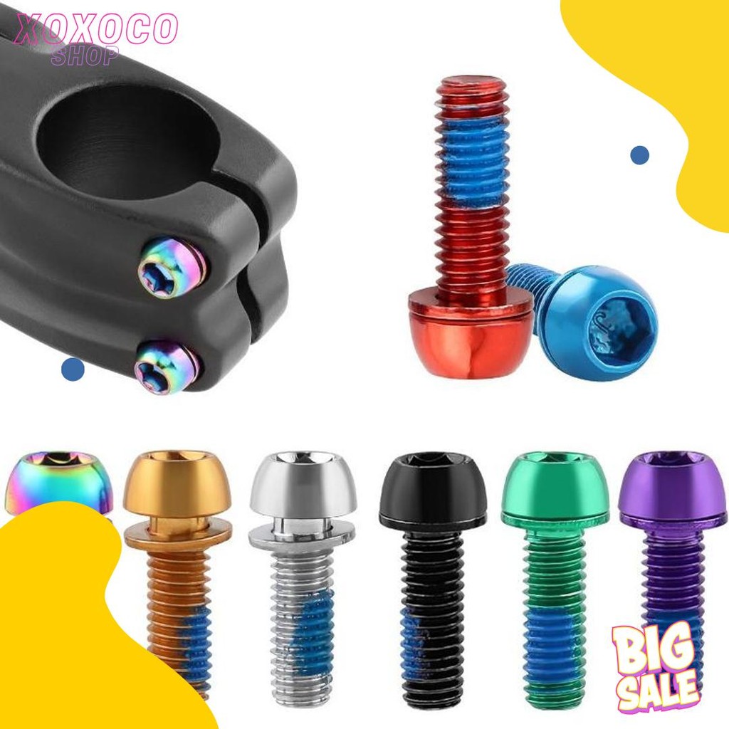 ต้องมี! M6 X 18 มม.สลักเกลียวจักรยาน Crank Arm Bolts Stem Bolts จักรยาน Caliper Bolts M 6 สลักเกลียว