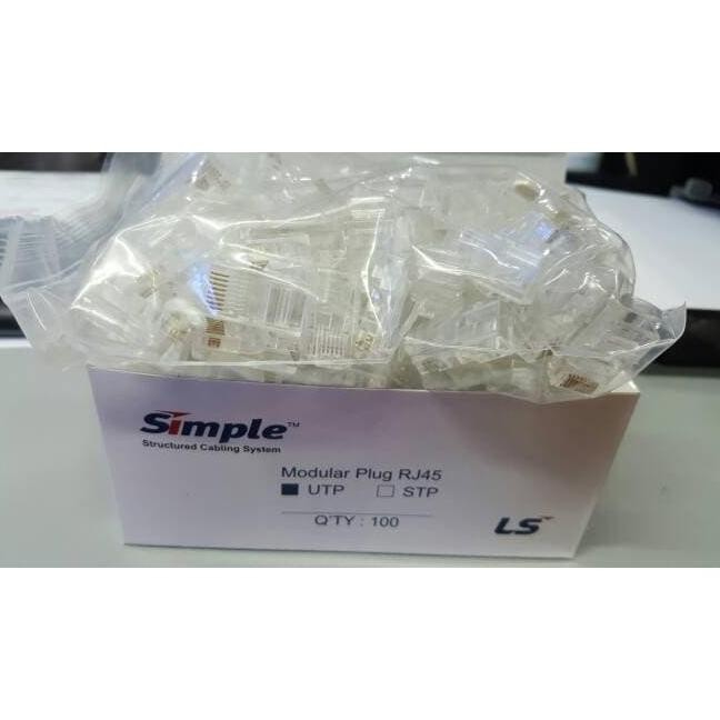 DY7 - ขั้วต่อข้อมูล/Pin Rj-45 Cat 5/LS ปลั๊กโมดูลาร์สายเคเบิล