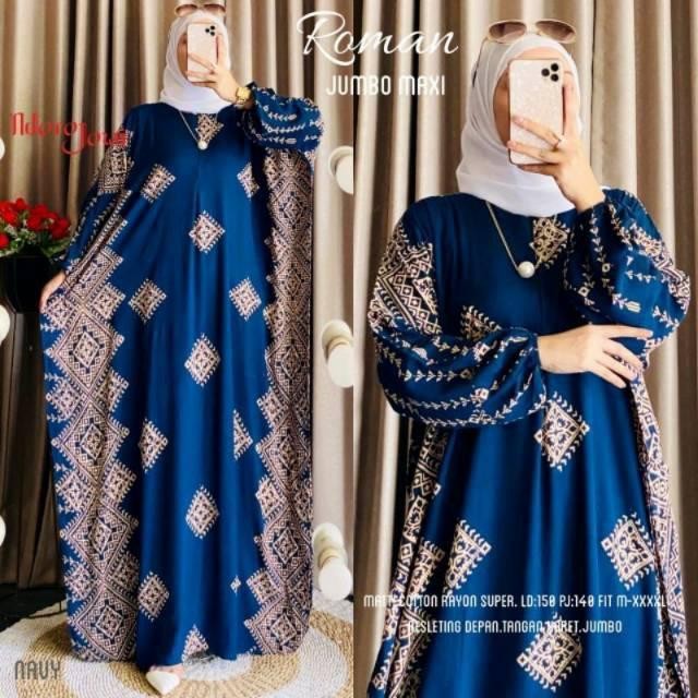 MF BILION KAFTAN MAXY DRESS SUPER JUMBO LD 150 BATIK DRESS สําหรับ BUSUI