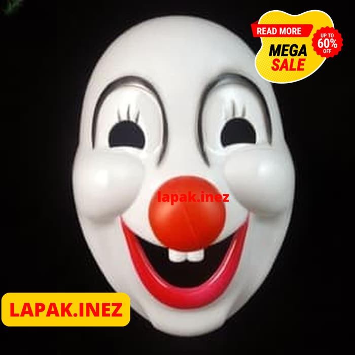 COMIC MASK 8 CLOWN MASK HALLOWEEN PARTY COSPLAY SERIAL COMIC BY INEZ COLLECTION
