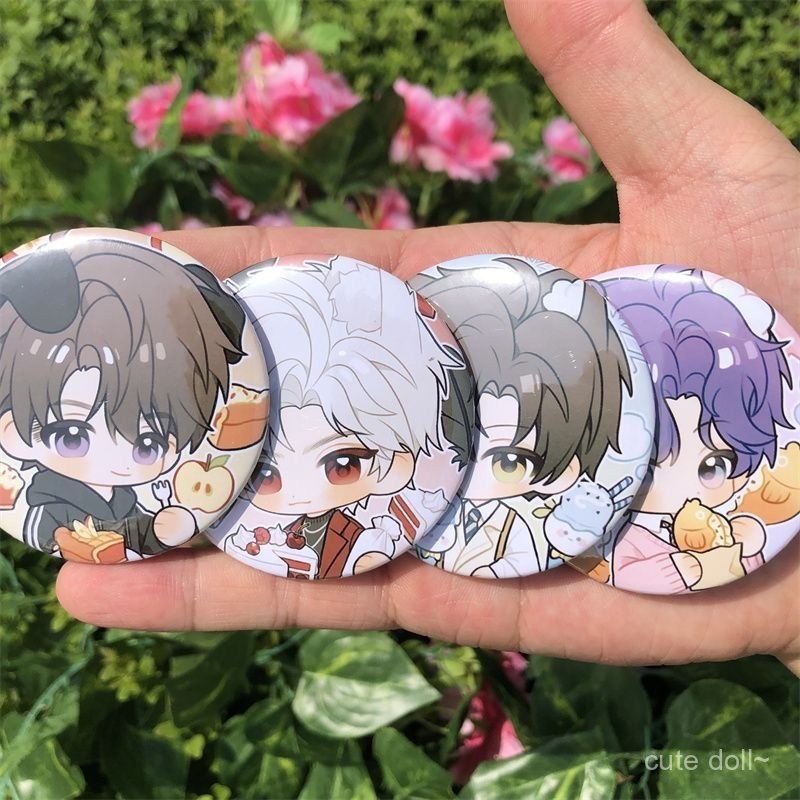 เกมรักและ Deepspace Qinche Sylus Xavier Zayne Rafayel คอสเพลย์เครื่องแต่งกาย SPTE ดีบุกชุบ Pin Badge