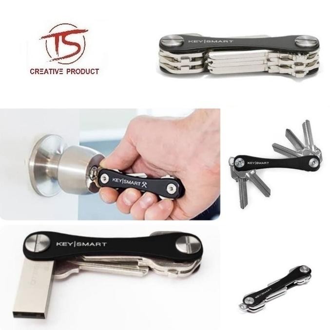 GANTUNGAN Viral Keysmart พวงกุญแจสไตล์กองทัพที่ไม่ซ้ํากันพวงกุญแจ Tre-57