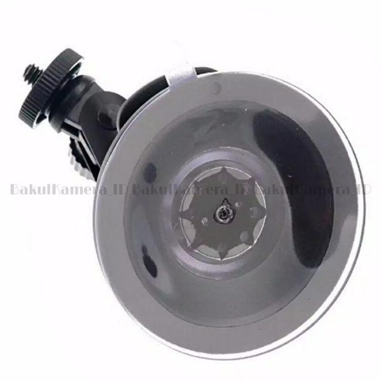 Eelic ถ้วยดูดรถพร้อมอะแดปเตอร์เมาท์สําหรับกล้องแอคชั่น Gopro / Xiaomi Yi / Dji Osmo / Brica Bpro / A