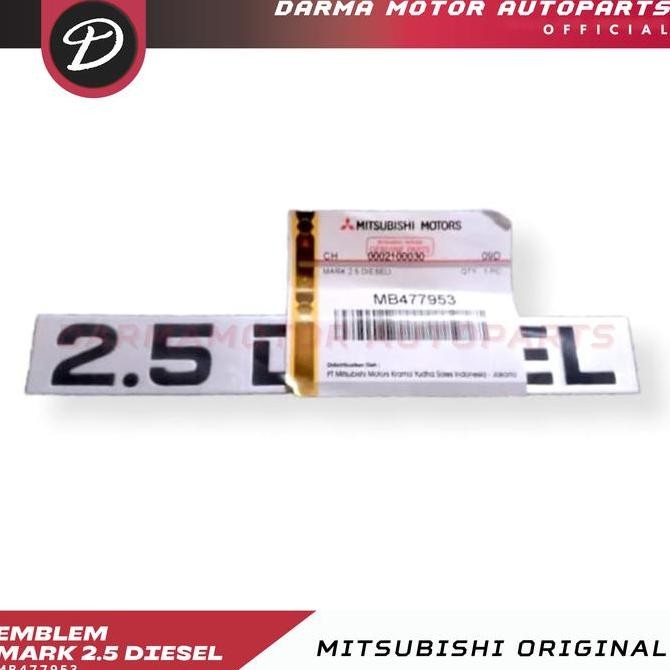 MB MB MB MB MB MB MB477953 สัญลักษณ์ดีเซล Mitsubishi Kuda 2.5 ดั้งเดิม