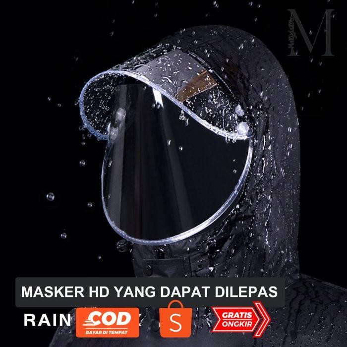 Hj-64 ZACRO เสื้อกันฝนผ้า Oxford หนาสําหรับผู้ชายและผู้หญิง