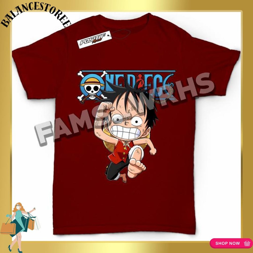 เสื้อยืดเด็กการ์ตูน Viral One Piece Luffy Fm -06