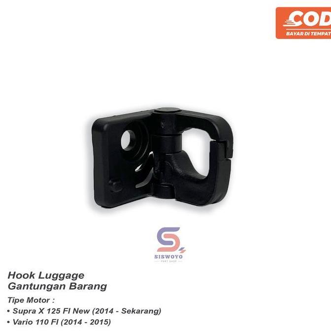 GANTUNGAN Hook กระเป๋าเดินทางด้านหน้าไม้แขวนเสื้อ Honda Scoopy 2020-2024 Original Ahm 81133K2FN01