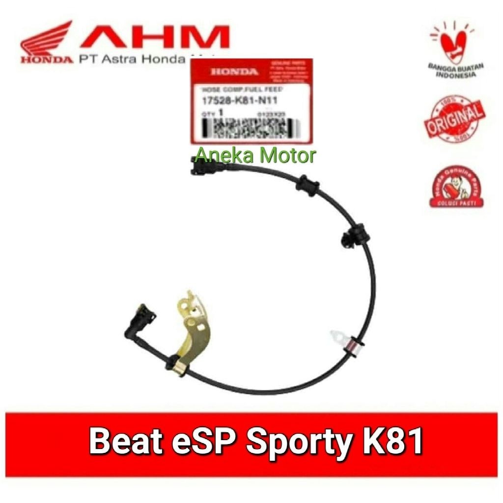 17528 K81 N11 AMM การใช้ท่อหัวฉีด Honda Beat eSP Sporty Beat Street K81 Original Honda