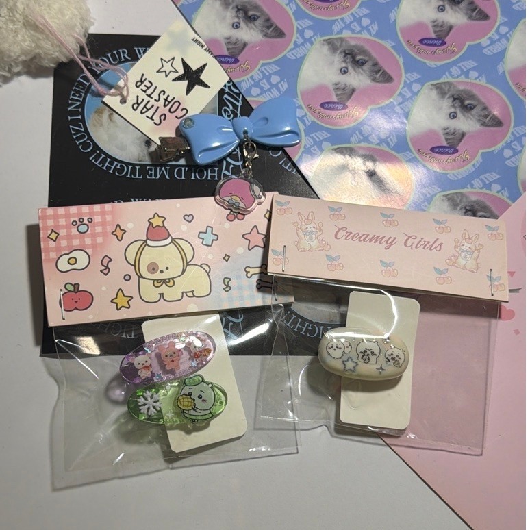 SANRIO กิ๊บติดผม Chikawa rilakuma น่ารัก ซานริโอ