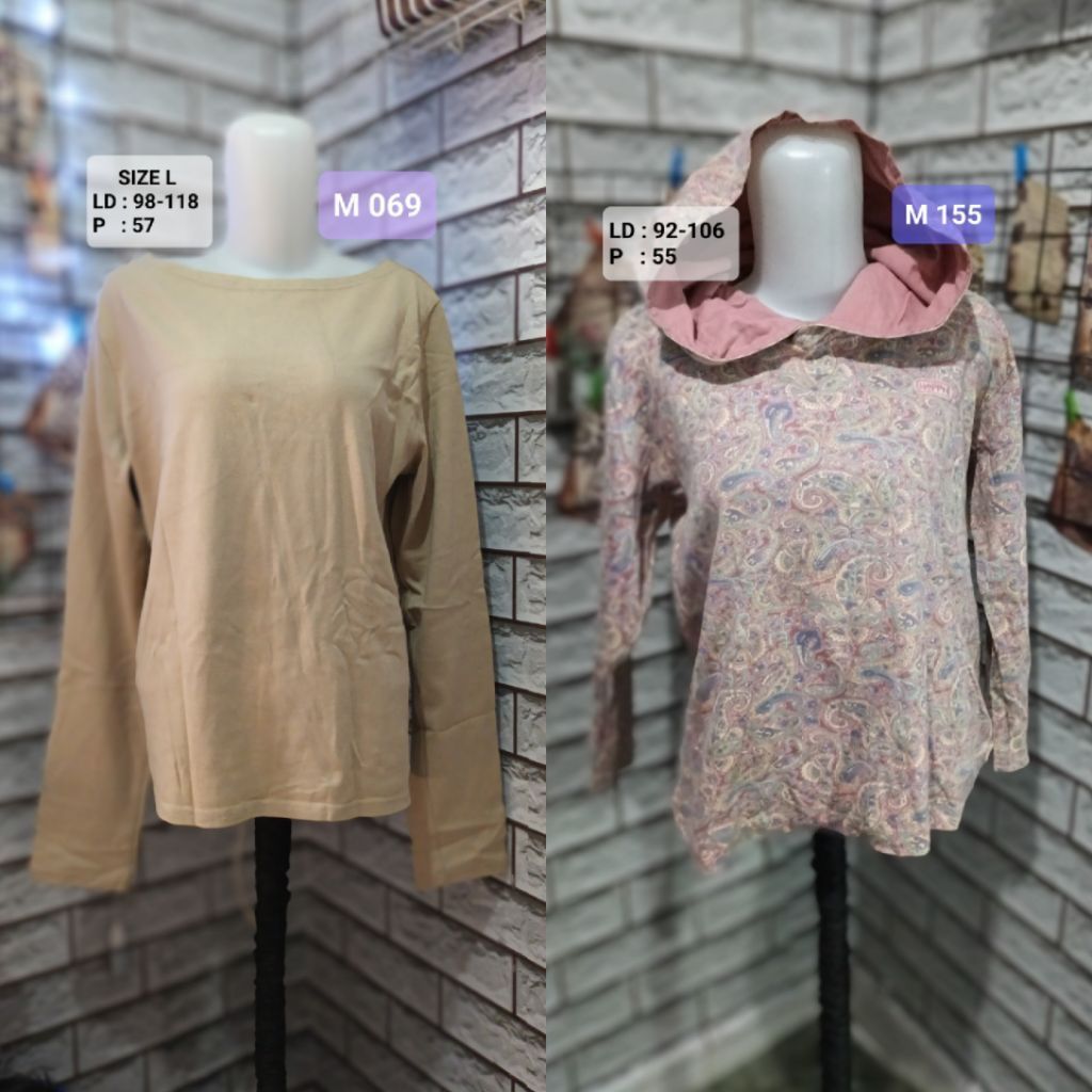 เสื้อเชิ้ตผู้หญิง M 069 & M 155