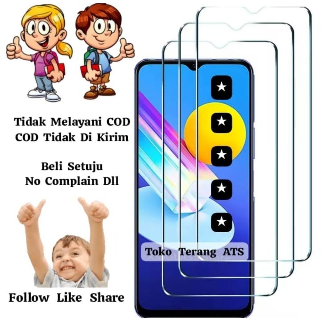 HP LAYAR Tg กระจกนิรภัยใส Vivo V2026 1915 ป้องกัน Vivo โทรศัพท์ Vivo ตัวป้องกันหน้าจอด้านหน้า Vivo A