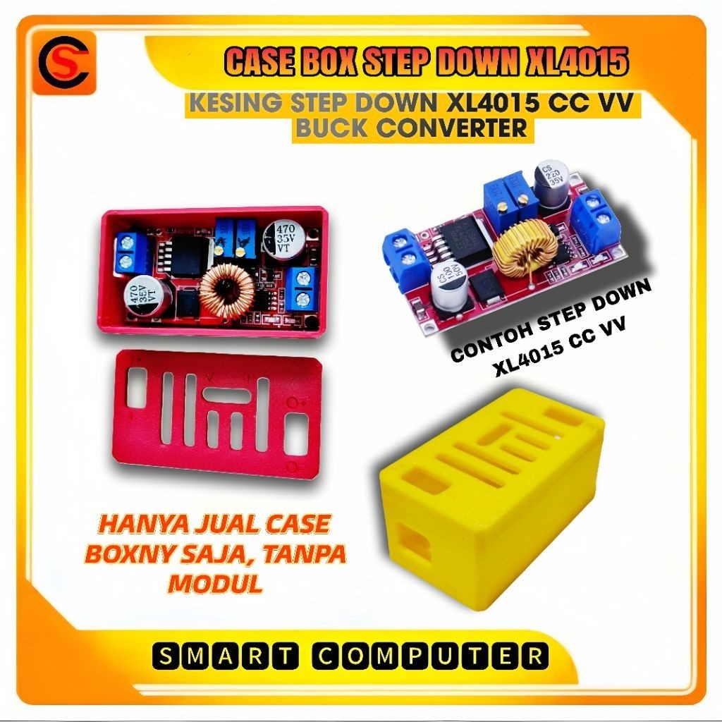 กล่องเคสสเต็ปดาวน์ XL4015 CC VV Buck Converter ที่อยู่อาศัยไม่มีโมดูล