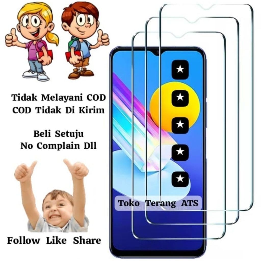 แก้วใส Temper สําหรับ Redmi 9A / a57 4g 2022 กระจกนิรภัย Follow Bright ATS