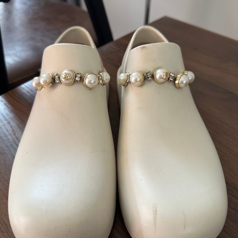 Jelly Shoes Mules Jelly Bunny Mute Preloved Second