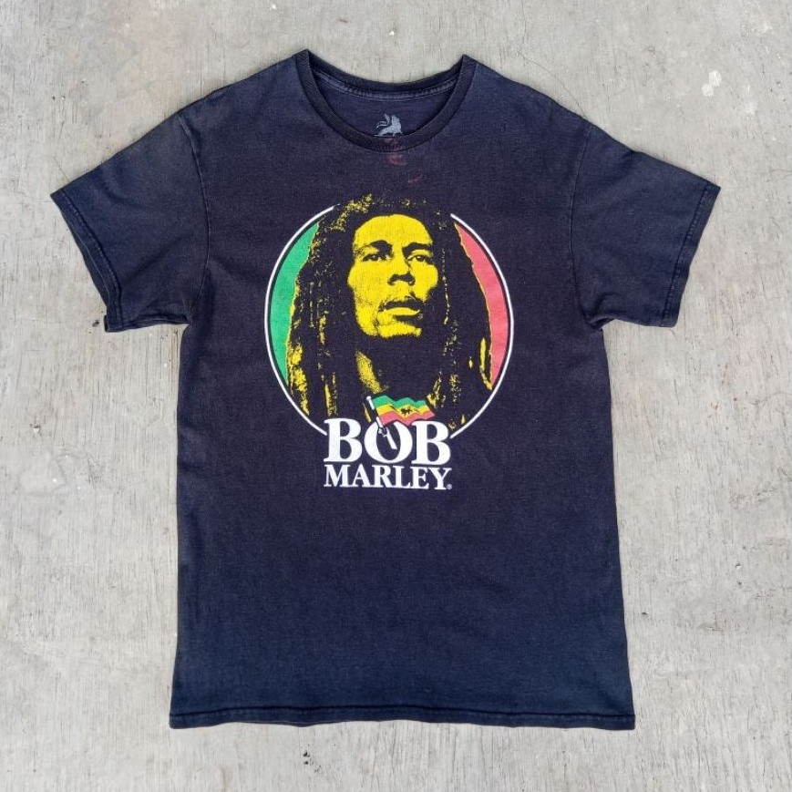 Merch Bob Marley เสื้อยืดอย่างเป็นทางการป้ายเดิม zion