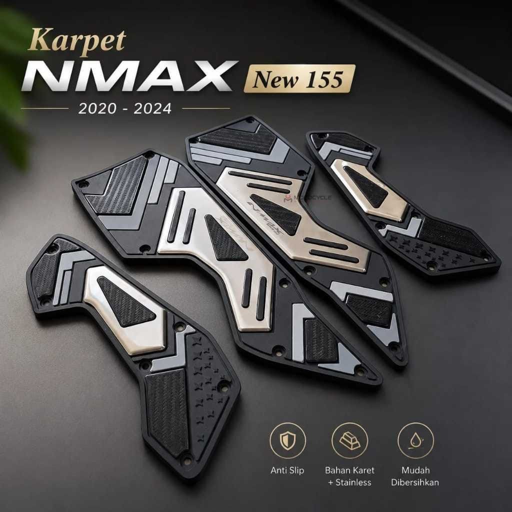 Nmax 2020-2023 พรมมอเตอร์ไซค์ Nmax 2020-2023 พักเท้ายาง Mp27