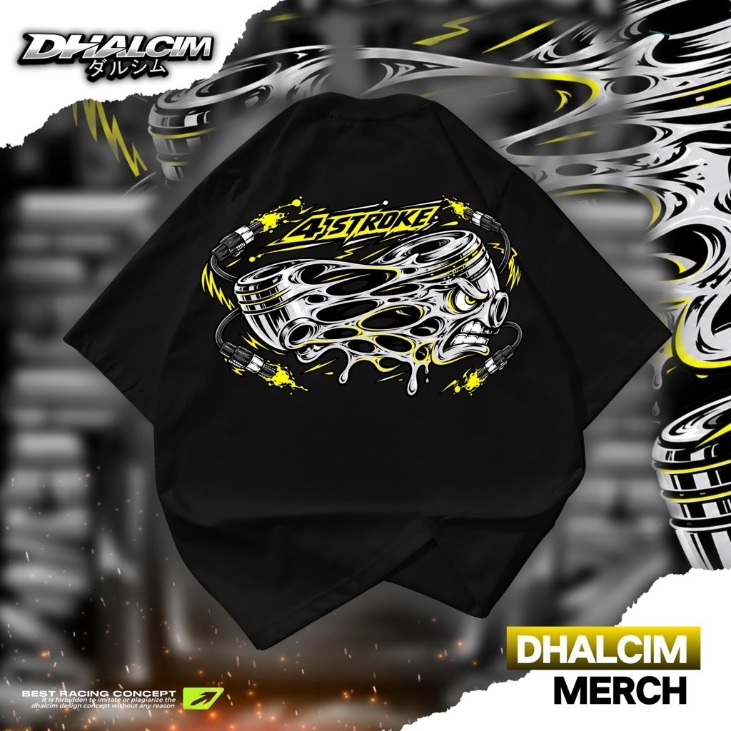 เสื้อยืด 4 STROKE DISTRO FUL COTTON 24S PREMIUM. เสื้อยืด 4 STROKE FULL DESIGN เสื้อยืด FOUR STROKE 