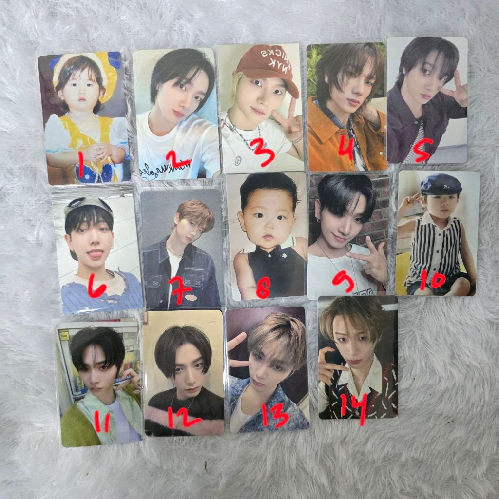BOYNEXTDOOR PHOTOCARD PC SUNGHO RIWOO JAEHYUN TASAN