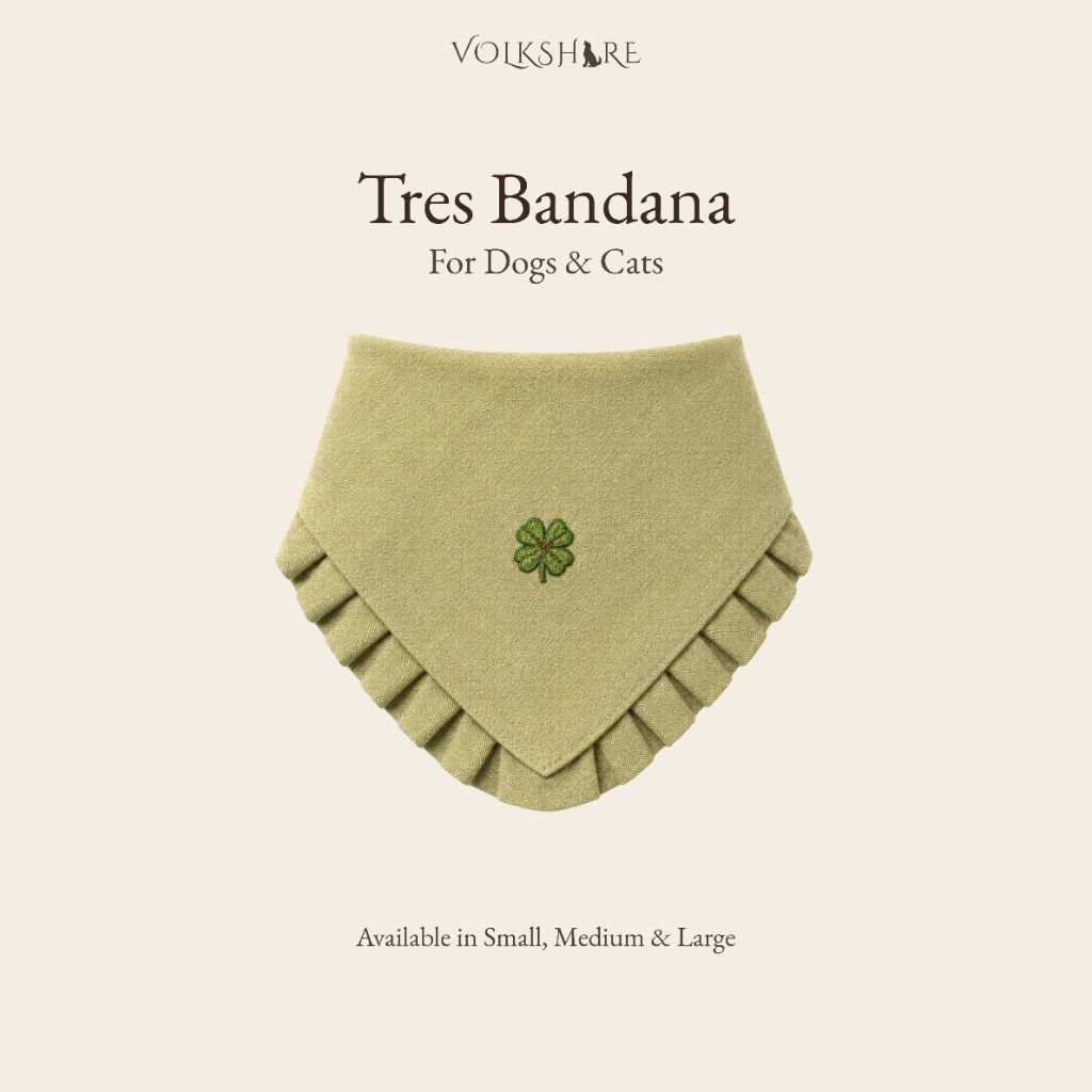 Tres Bandana | ผ้าโพกหัวสุนัข | ผ้าโพกหัวแมว | ผ้าโพกหัวสัตว์เลี้ยง