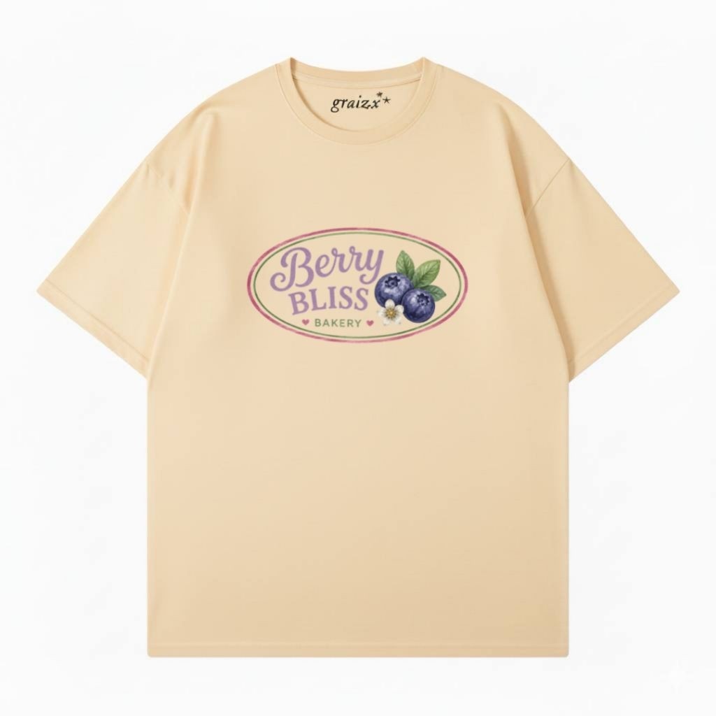 Graizx - Berry Bliss Cream Tee