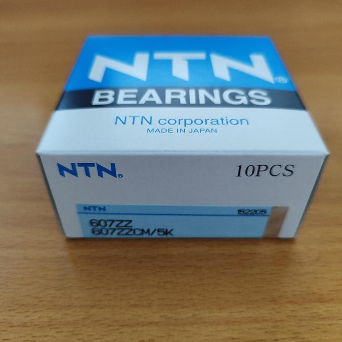BEARING NTN 607 ZZ 607ZZ IRON CAP 2Z LAHAR LAHER ราคาต่อแพ็ค