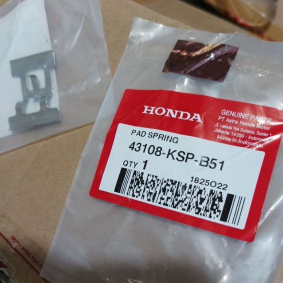 43108-KSP-B51 HFP AHM 100% ORIGINAL SPRING PAD MEGA PRO MONO 43108KSPB51