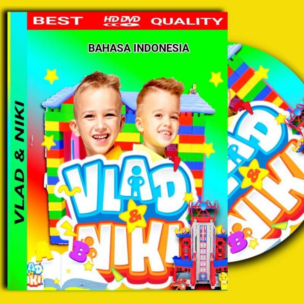 VILAD Niki INDONESIAN EDUCATIONAL DVD CASSETTE สําหรับ CHILDREN - EDUCATIONAL DVD CASSETTE สําหรับ C
