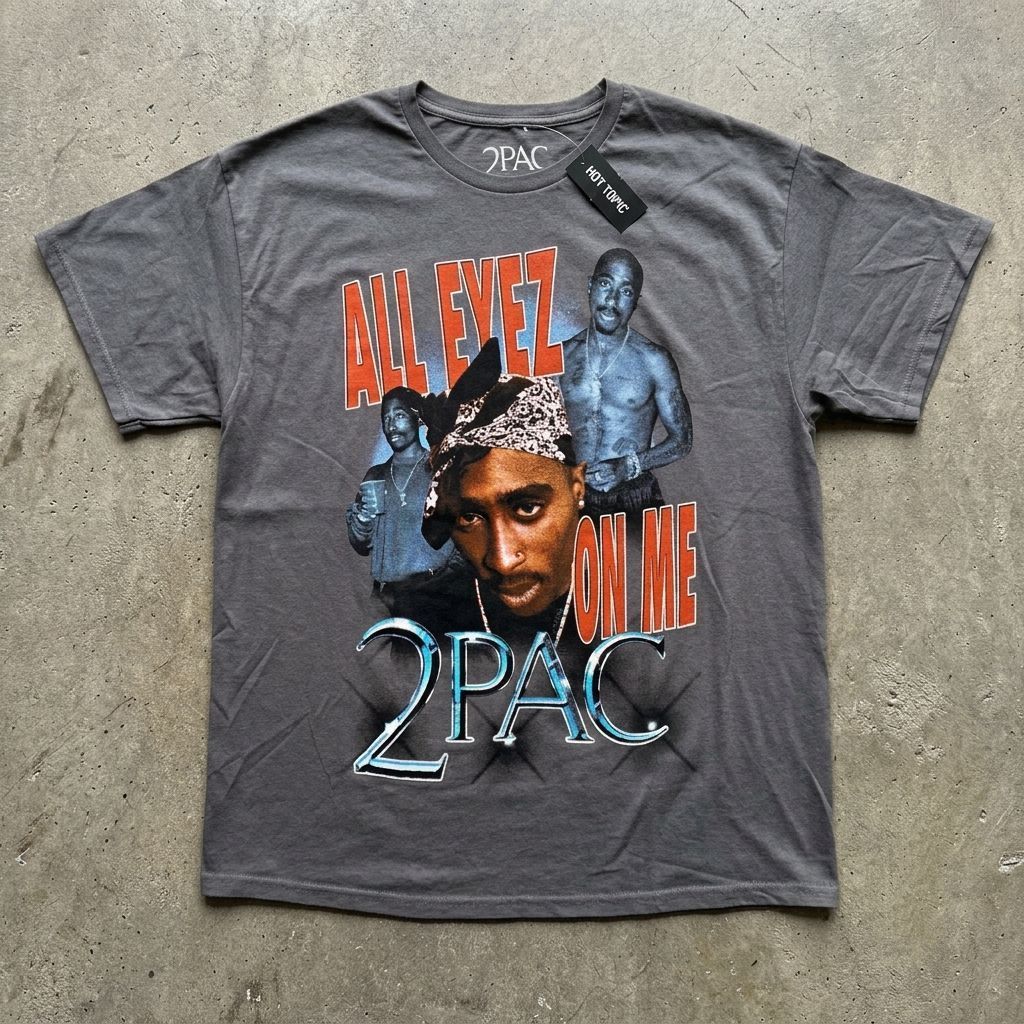 OFFICIAL 2PAC BAND T-SHIRT - ALL EYEZ ON ME