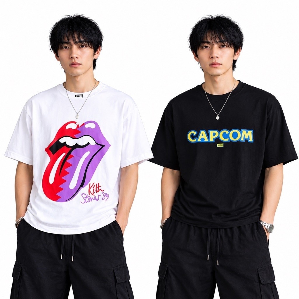 เสื้อยืด KITH BASIC LOGO OVERSIZE