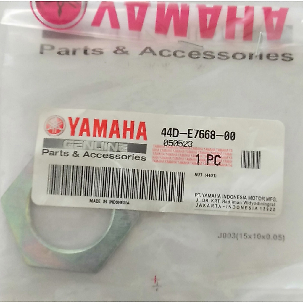 NUT (44D1) / DOUBLE CLASP NUT - XEON CARBON / MIO J / MIO GT / FINO FI 115 / XRIDE 115 (44D-E7668-00