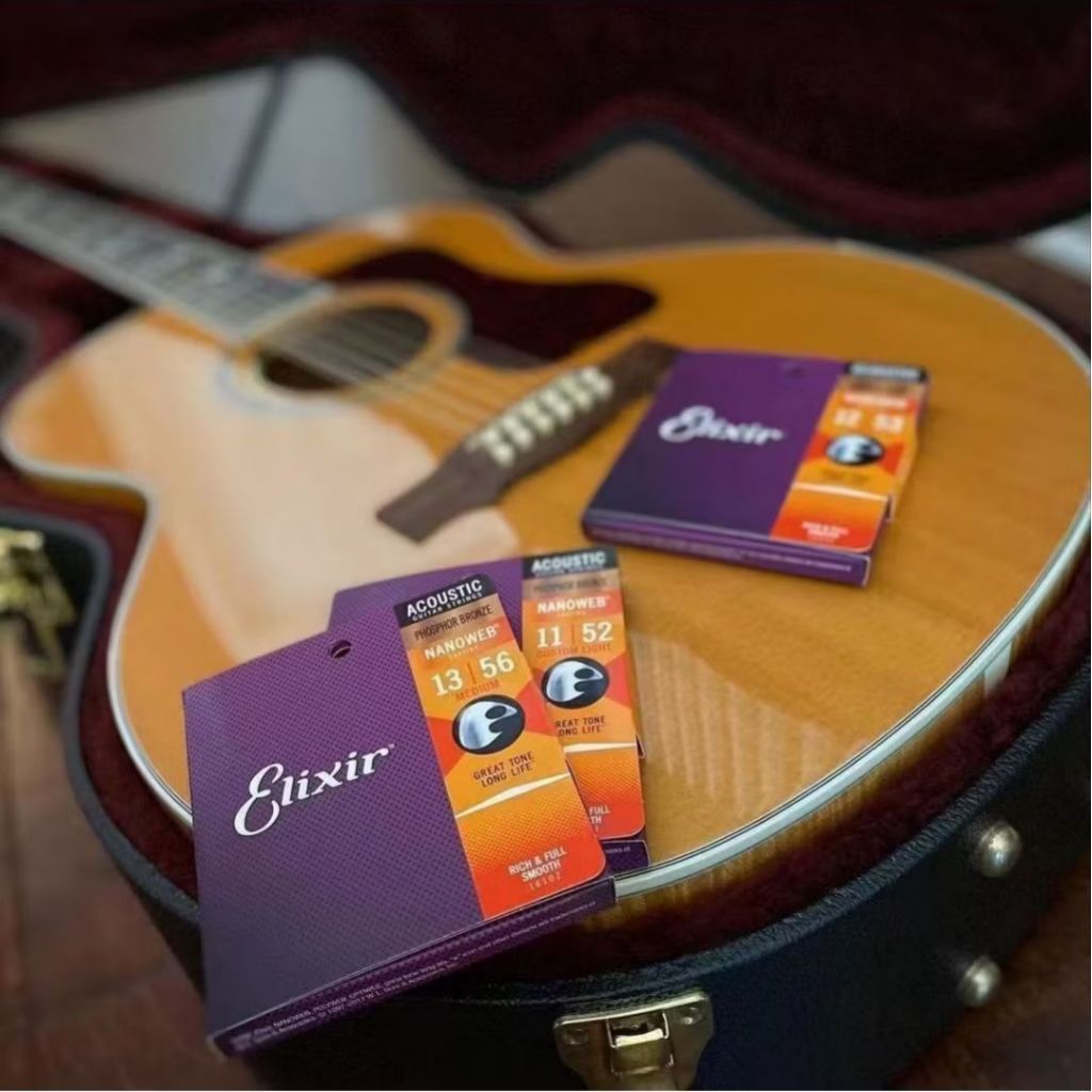 สายกีตาร์โปร่ง Elixir Phosphor Bronze ดั้งเดิม